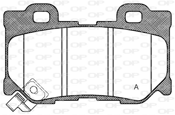 OPEN PARTS Jarrupala, levyjarru BPA1365.01